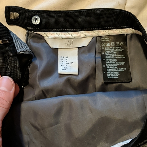 H&M business skirt with pockets Sz 8 - Picture 6 of 6